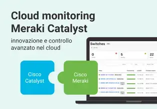 Cloud monitoring Meraki Catalyst: innovazione e controllo avanzato nel cloud