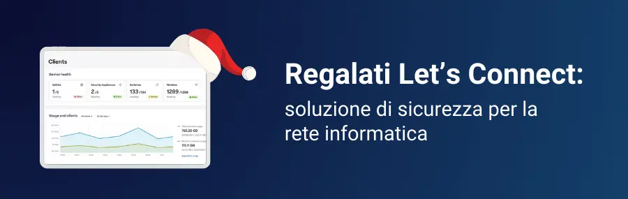 A Natale regalati Let’s Connect: la soluzione di gestione della sicurezza per la rete informatica aziendale